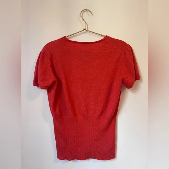 Rodier Laine Wool Shirt Sleeve sweater - Picture 4 of 5